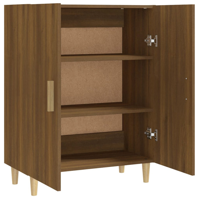 vidaXL barna tölgy színű szerelt fa tálalószekrény 70 x 34 x 90 cm