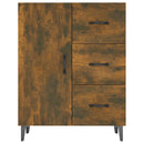 vidaXL füstös tölgy színű szerelt fa tálalószekrény 69,5 x 34 x 90 cm