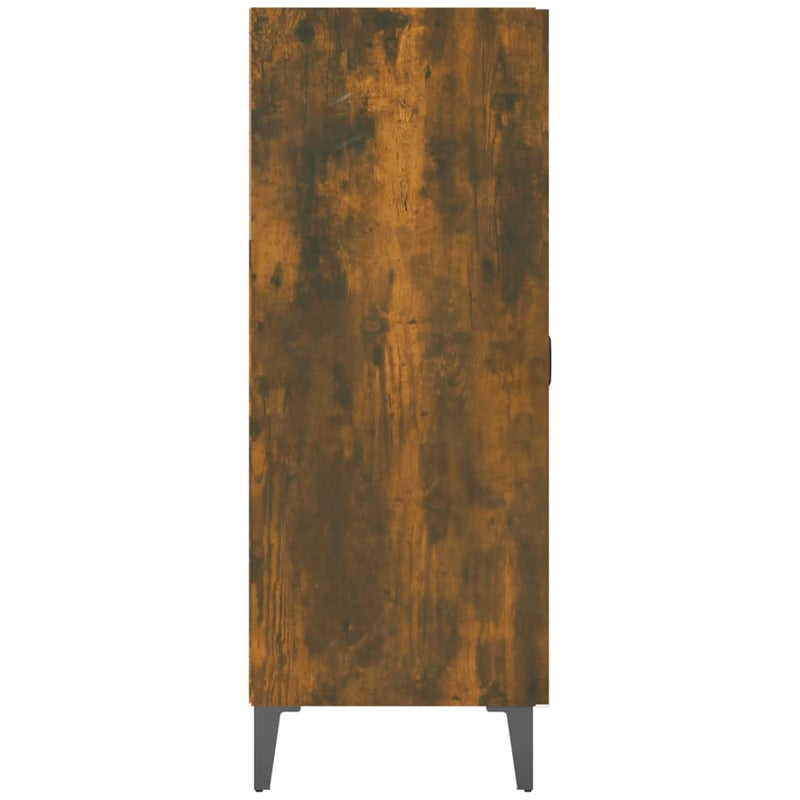 vidaXL füstös tölgy színű szerelt fa tálalószekrény 69,5 x 34 x 90 cm