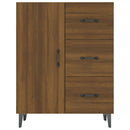 vidaXL barna tölgy színű szerelt fa tálalószekrény 69,5 x 34 x 90 cm