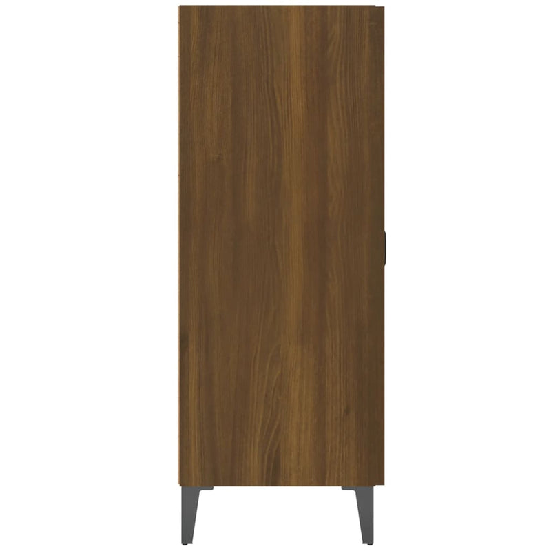 vidaXL barna tölgy színű szerelt fa tálalószekrény 69,5 x 34 x 90 cm