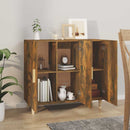 vidaXL füstös tölgy színű szerelt fa tálalószekrény 90 x 34 x 80 cm