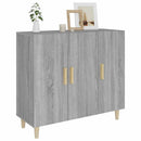 vidaXL szürke sonoma színű szerelt fa tálalószekrény 90 x 34 x 80 cm