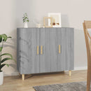 vidaXL szürke sonoma színű szerelt fa tálalószekrény 90 x 34 x 80 cm