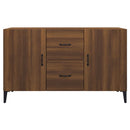 vidaXL barna tölgy színű szerelt fa tálalószekrény 100 x 36 x 60 cm