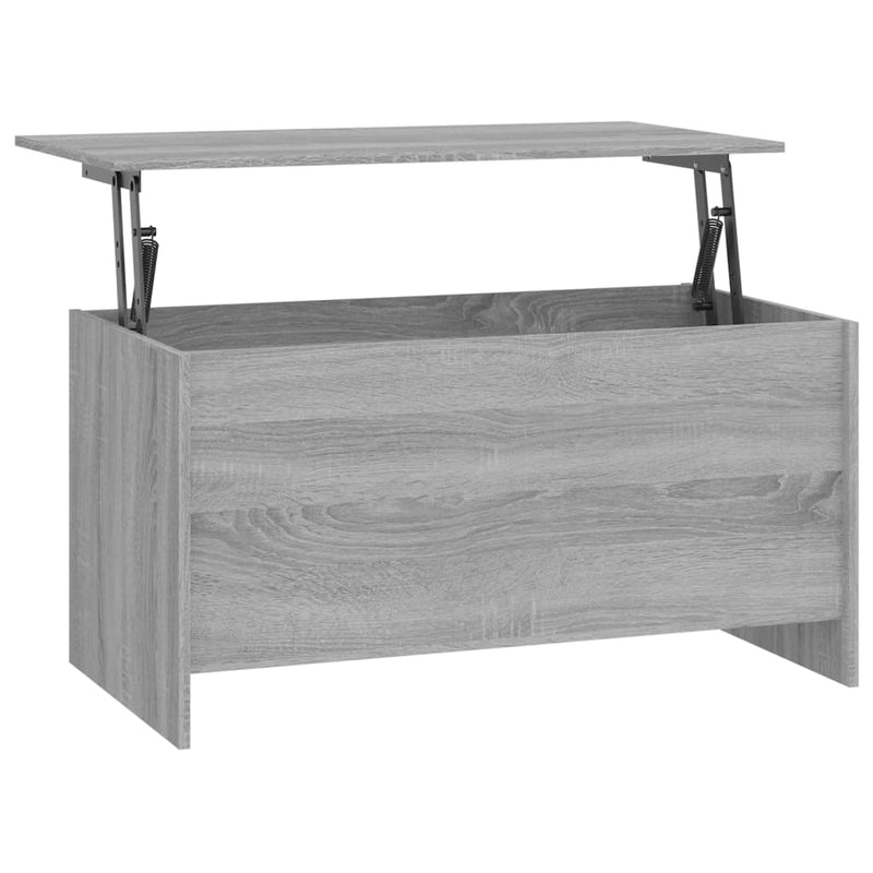 vidaXL szürke sonoma színű szerelt fa dohányzóasztal 102x55,5x52,5 cm
