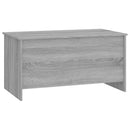 vidaXL szürke sonoma színű szerelt fa dohányzóasztal 102x55,5x52,5 cm