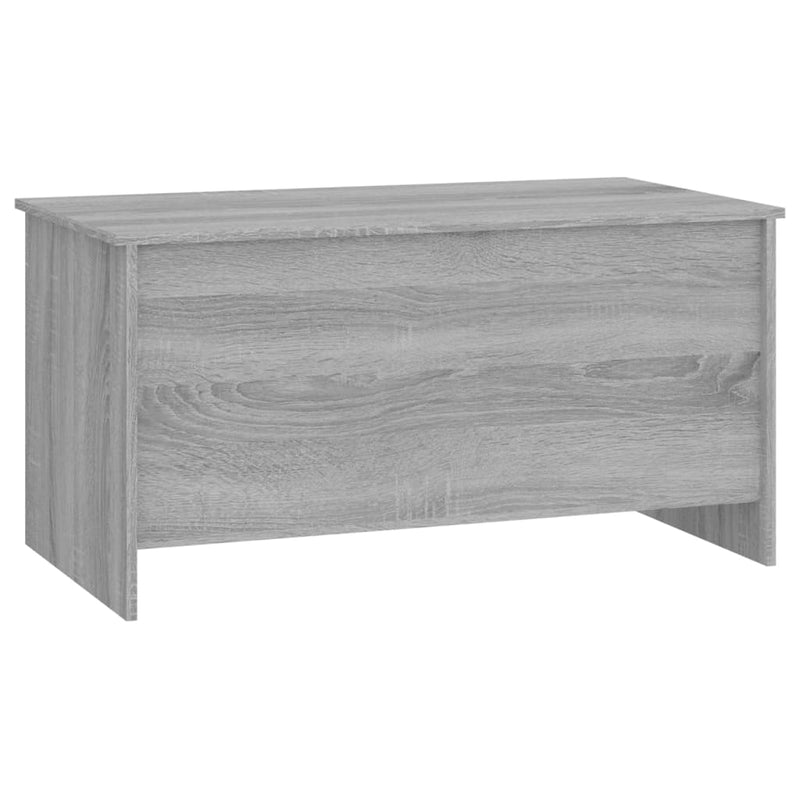 vidaXL szürke sonoma színű szerelt fa dohányzóasztal 102x55,5x52,5 cm