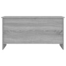 vidaXL szürke sonoma színű szerelt fa dohányzóasztal 102x55,5x52,5 cm