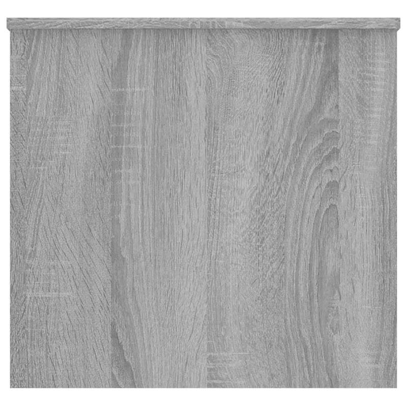 vidaXL szürke sonoma színű szerelt fa dohányzóasztal 102x55,5x52,5 cm