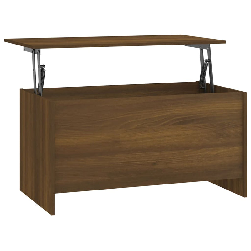 vidaXL barna tölgyszínű szerelt fa dohányzóasztal 102x55,5x52,5 cm