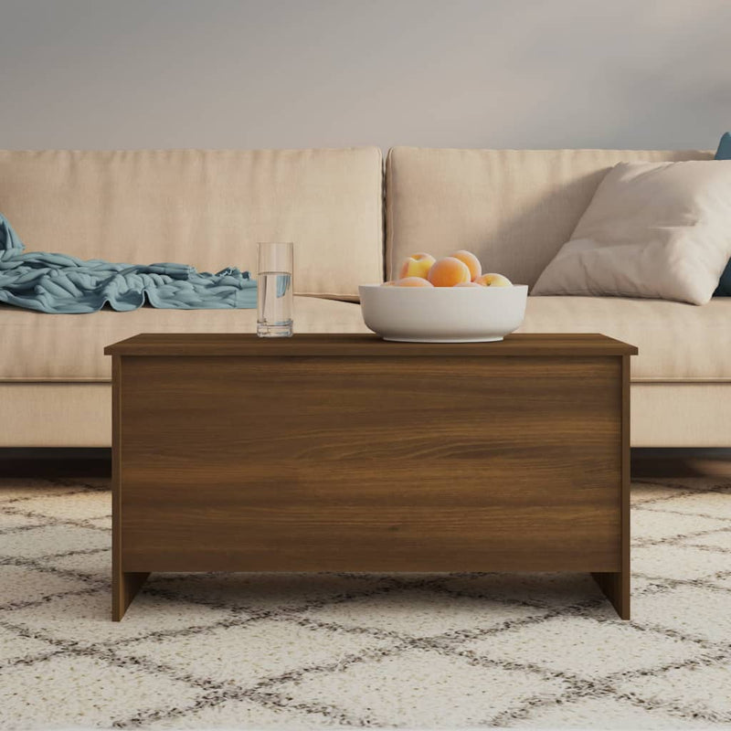 vidaXL barna tölgyszínű szerelt fa dohányzóasztal 102x55,5x52,5 cm