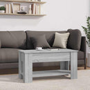 vidaXL szürke sonoma színű szerelt fa dohányzóasztal 101x49x52 cm