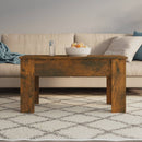 vidaXL füstös tölgy színű szerelt fa dohányzóasztal 101 x 49 x 52 cm