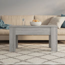 vidaXL szürke sonoma színű szerelt fa dohányzóasztal 101x49x52 cm