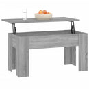vidaXL szürke sonoma színű szerelt fa dohányzóasztal 101x49x52 cm