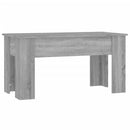 vidaXL szürke sonoma színű szerelt fa dohányzóasztal 101x49x52 cm