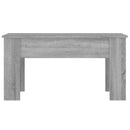 vidaXL szürke sonoma színű szerelt fa dohányzóasztal 101x49x52 cm