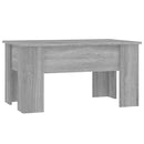 vidaXL szürke sonoma színű szerelt fa dohányzóasztal 79 x 49 x 41 cm