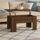 vidaXL barna tölgy színű szerelt fa dohányzóasztal 79 x 49 x 41 cm