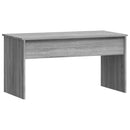 vidaXL szürke sonoma színű szerelt fa dohányzóasztal 102x50,5x52,5 cm