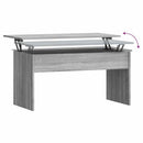 vidaXL szürke sonoma színű szerelt fa dohányzóasztal 102x50,5x52,5 cm