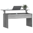 vidaXL szürke sonoma színű szerelt fa dohányzóasztal 102x50,5x52,5 cm