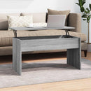 vidaXL szürke sonoma színű szerelt fa dohányzóasztal 102x50,5x52,5 cm