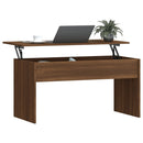 vidaXL barna tölgyszínű szerelt fa dohányzóasztal 102x50,5x52,5 cm