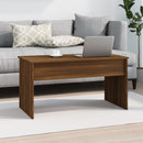 vidaXL barna tölgyszínű szerelt fa dohányzóasztal 102x50,5x52,5 cm