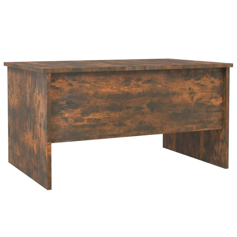vidaXL füstös tölgy színű szerelt fa dohányzóasztal 80 x 50 x 42,5 cm