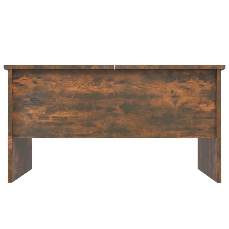vidaXL füstös tölgy színű szerelt fa dohányzóasztal 80 x 50 x 42,5 cm