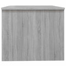 vidaXL szürke sonoma színű szerelt fa dohányzóasztal 80 x 50 x 42,5 cm