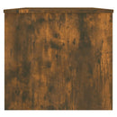 vidaXL füstös tölgy színű szerelt fa dohányzóasztal 102x50,5x46,5 cm