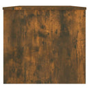 vidaXL füstös tölgy színű szerelt fa dohányzóasztal 102x50,5x46,5 cm