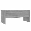 vidaXL szürke sonoma színű szerelt fa dohányzóasztal 102x50,5x46,5 cm