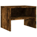 vidaXL 2 db füstös tölgy színű szerelt fa éjjeliszekrény 40x30x30 cm