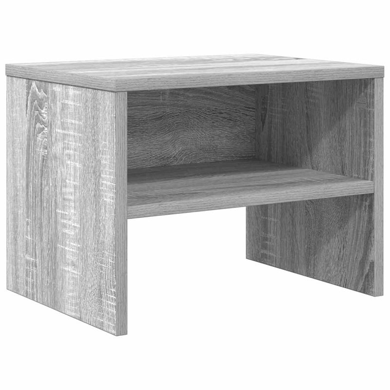 vidaXL szürke sonoma színű szerelt fa éjjeliszekrény 40 x 30 x 30 cm