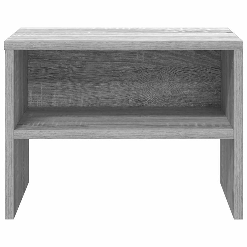 vidaXL szürke sonoma színű szerelt fa éjjeliszekrény 40 x 30 x 30 cm