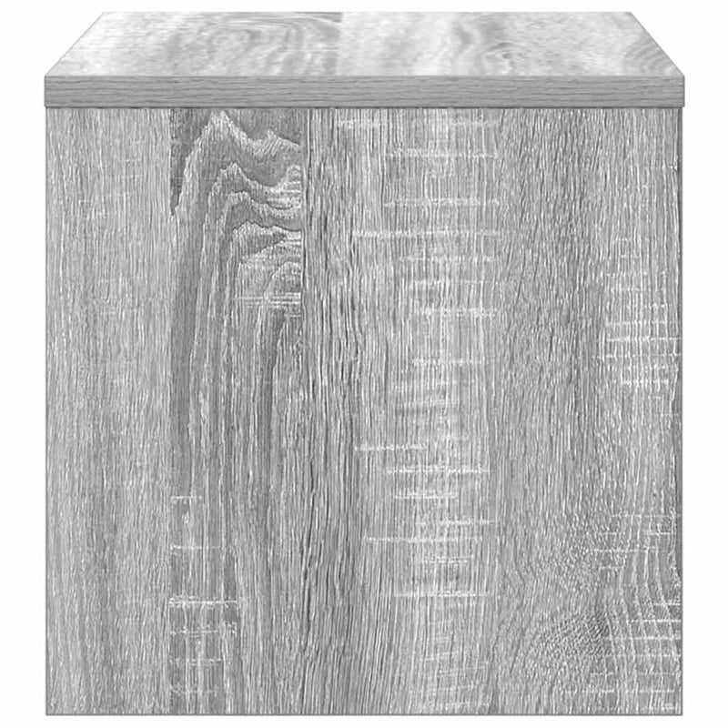 vidaXL szürke sonoma színű szerelt fa éjjeliszekrény 40 x 30 x 30 cm