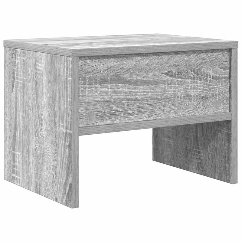 vidaXL szürke sonoma színű szerelt fa éjjeliszekrény 40 x 30 x 30 cm