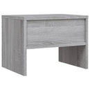vidaXL 2 db szürke-sonoma színű szerelt fa éjjeliszekrény 40x30x30 cm