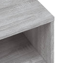 vidaXL 2 db szürke-sonoma színű szerelt fa éjjeliszekrény 40x30x30 cm