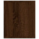 vidaXL barna tölgyszínű szerelt fa könyv-/TV-szekrény 36x30x143 cm