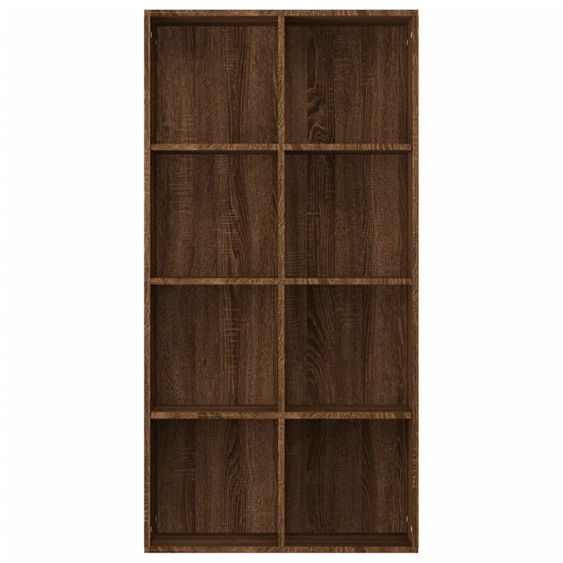 vidaXL barna tölgyszínű szerelt fa könyv-/tálalószekrény 66x30x130 cm