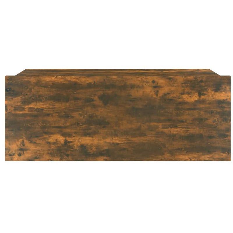 vidaXL 2 db füstös tölgy színű függő éjjeliszekrény 40 x 30 x 15 cm