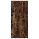 vidaXL füstös tölgy színű szerelt fa könyv-/tálalószekrény 66x30x98 cm