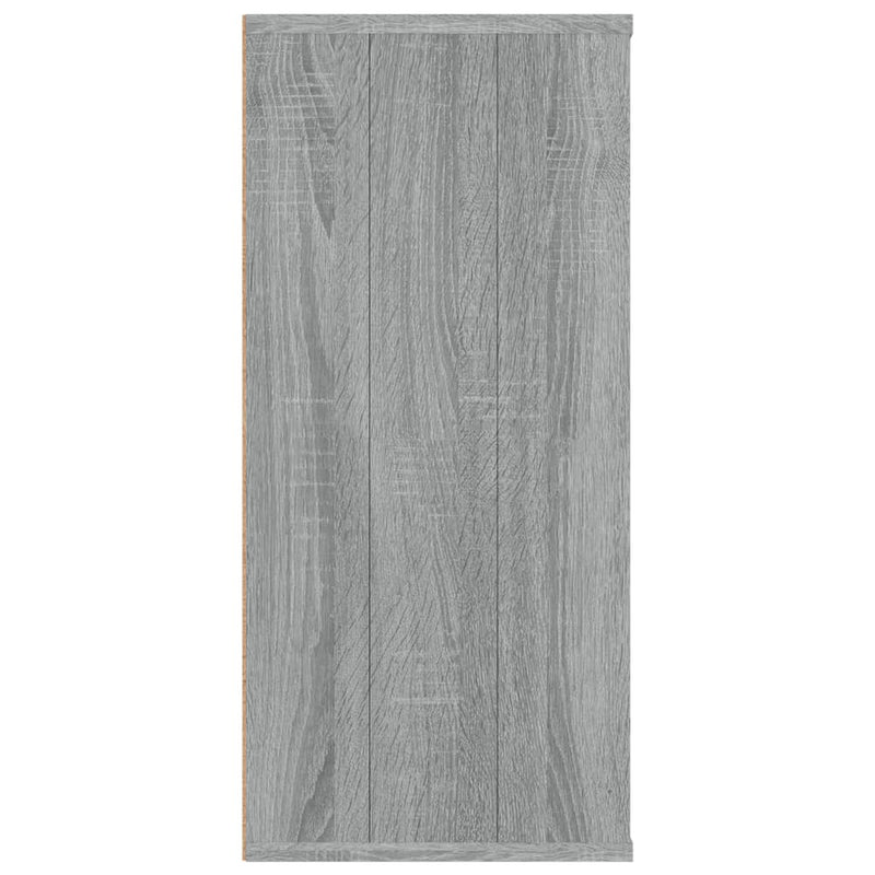vidaXL szürke sonoma szerelt fa könyv-/tálalószekrény 66 x 30 x 98 cm