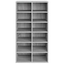 vidaXL szürke sonoma színű szerelt fa cipőtartó 54 x 34 x 100,5 cm