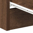 vidaXL barna tölgy színű szerelt fa éjjeliszekrény 38 x 35 x 56 cm